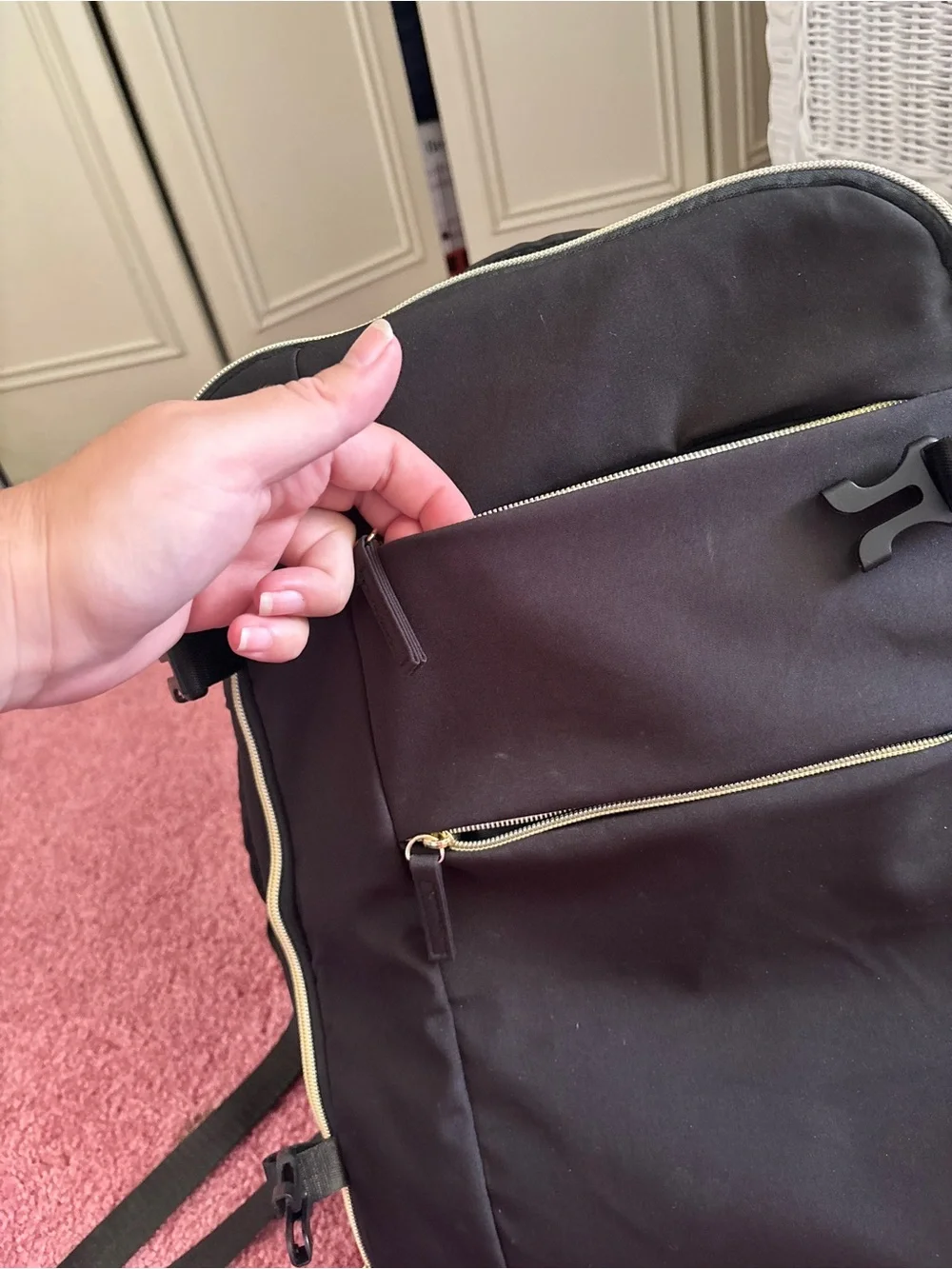 Personal item backpack